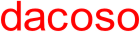Logo dacoso GmbH
